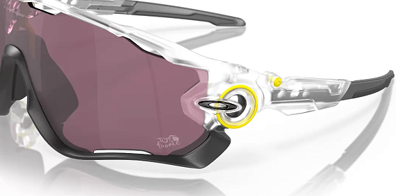 Очки Oakley Jawbreaker Matte Clear w/Yellow/Prizm Road Black - Фото 7 большая