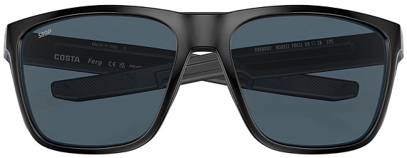 Очки Costa Ferg 580P Matte Black/Gray - Фото 5 большая