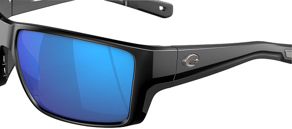Очки Costa Reefton Pro 580G Matte Black/Blue Mirror - Фото 6 большая