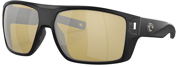 Очки Costa Diego 580G Matte Black/Sunrise Silver Mirror - Фото 1 большая