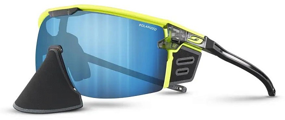 Очки Julbo Ultimate Cover Ocean Master Matt Black/Yellow Spectron HD 4 Polarized - Фото 4 большая