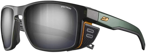 Очки Julbo Shield Matt Translucent Dark Green/Orange Spectron 4 - Фото 1 большая