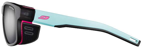 Очки Julbo Shield M Matt Translucent Black/Light Blue/Pink Spectron 4 - Фото 3 большая
