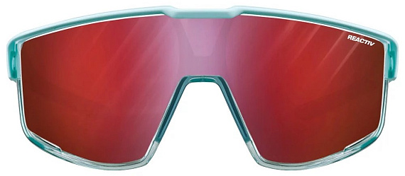 Очки Julbo Fury Shiny Translucent/Light Blue Reactiv 0-3 HC - Фото 3 большая
