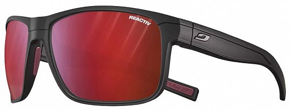 Очки Julbo Renegade Matt Black/Dark Red Reactiv 0-3 Hc - Фото 1 большая