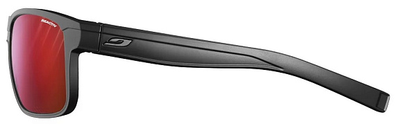 Очки Julbo Renegade Matt Black/Dark Red Reactiv 0-3 Hc - Фото 2 большая