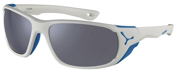 Очки Cebe Jorasses White Blue Matte/Zone Brown Silver Af - Фото 1 большая