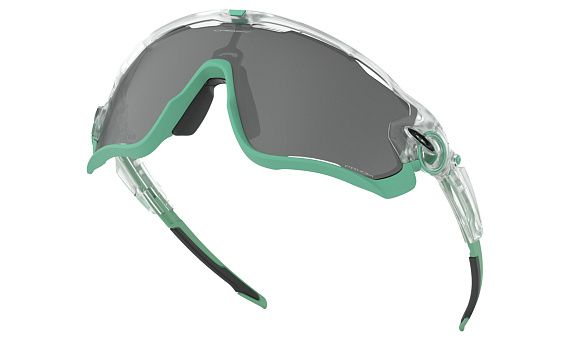 Очки Oakley Jawbreaker Matte Clear/Prizm Black - Фото 5 большая