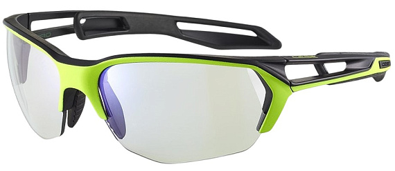 Очки Cebe S'Track 2.0 L Lime Pro Zone Vario Grey Cat.0-3 Blue Af - Фото 1 большая