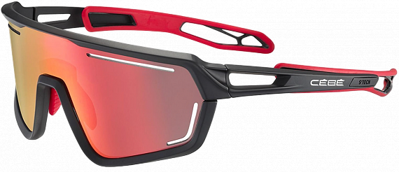 Очки Cebe S'Track Vision Black Red Matt/Zone Grey Red - Фото 1 большая