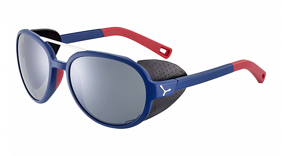 Очки Cebe Summit Matt Navy Red White/Zone Polarized Grey Silver AF - Фото 1 большая
