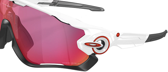 Очки Oakley Jawbreaker Polished White/Prizm Road - Фото 6 большая