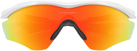 Очки Oakley M2 Frame XL Polished White/Fire Iridium - Фото 4 большая