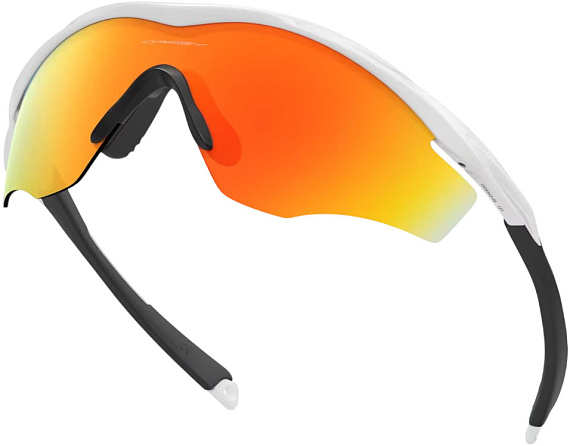 Очки Oakley M2 Frame XL Polished White/Fire Iridium - Фото 5 большая