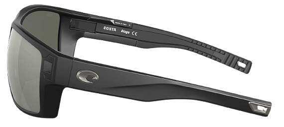 Очки Costa Diego 580G Matte Black/Gray Silver Mirror - Фото 3 большая