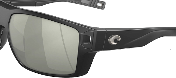Очки Costa Diego 580G Matte Black/Gray Silver Mirror - Фото 6 большая