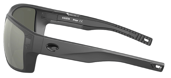 Очки Costa Diego 580G Matte Gray/Gray Silver Mirror  - Фото 3 большая