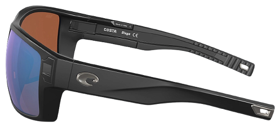 Очки Costa Diego 580G Matte Black/Green Mirror   - Фото 3 большая