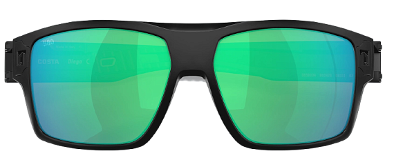 Очки Costa Diego 580G Matte Black/Green Mirror   - Фото 5 большая