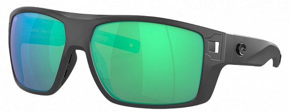 Очки Costa Diego 580G Matte Gray/Green Mirror  - Фото 1 большая