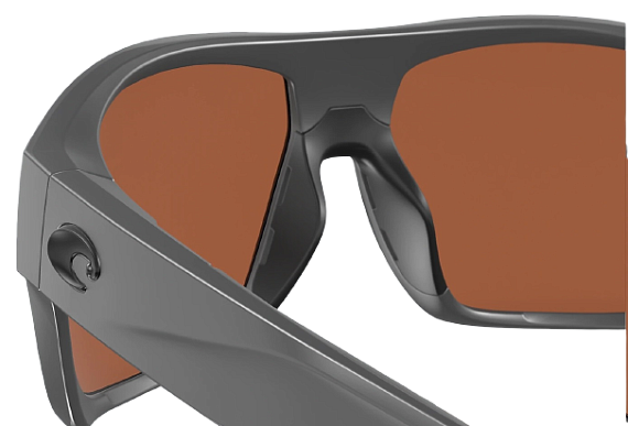 Очки Costa Diego 580G Matte Gray/Green Mirror  - Фото 8 большая