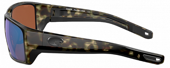 Очки Costa Fantail Pro 580G Matte Wetlands/Green Mirror  - Фото 3 большая