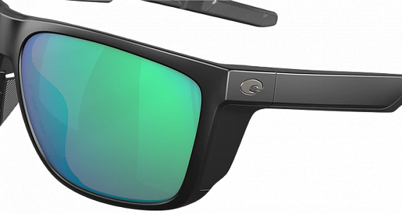 Очки Costa Ferg XL 580G Matte Black/Green Mirror  - Фото 5 большая