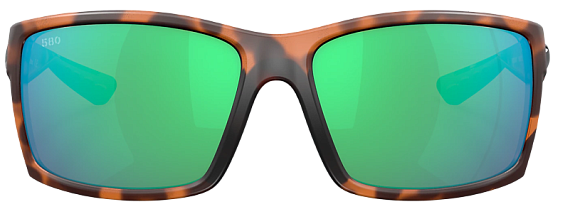 Очки Costa Reefton 580P Matte Retro Tortoise/Green Mirror  Large - Фото 2 большая