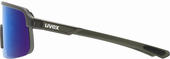 Очки Uvex Dyrt Smoke Matt/Mir.Blue - Фото 4 большая
