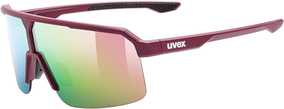 Очки Uvex Ramp Burgundy Matt/Mir.Rose - Фото 1 большая