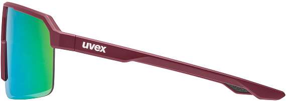 Очки Uvex Ramp Burgundy Matt/Mir.Rose - Фото 4 большая