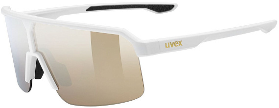 Очки Uvex Ramp White Matt/Mir.Gold - Фото 1 большая