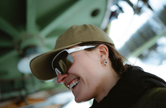 Очки Uvex Ramp White Matt/Mir.Gold - Фото 6 большая