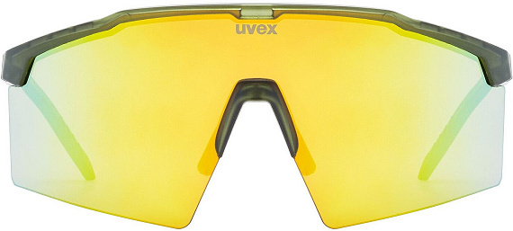 Очки Uvex Flowline Olive Matt/Mir.Gold - Фото 2 большая