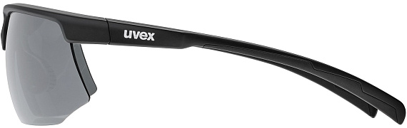Очки Uvex Aerios Black Matt/Smoke - Фото 4 большая