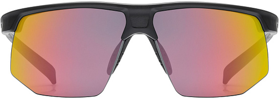 Очки Uvex Aerios Black Matt/Mir.Red - Фото 2 большая