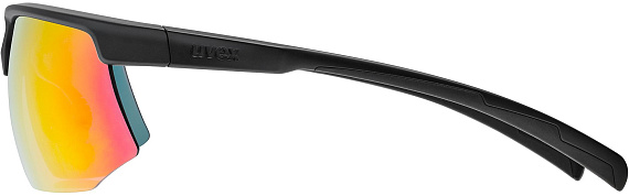 Очки Uvex Aerios Black Matt/Mir.Red - Фото 4 большая