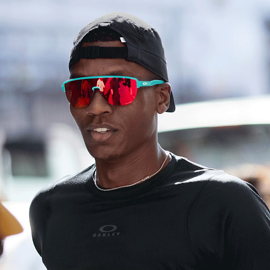 Очки Oakley Corridor Matt Celeste/Prizm Ruby - Фото 8 большая