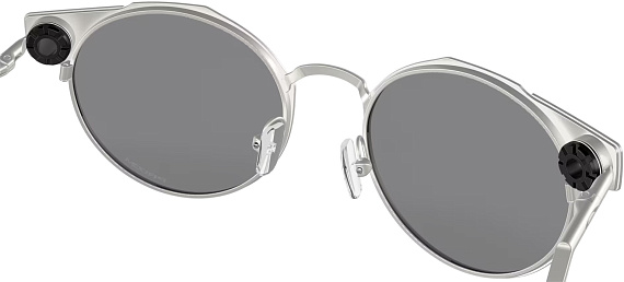 Очки Oakley Deadbolt Satin Chrome/Prizm Black - Фото 5 большая