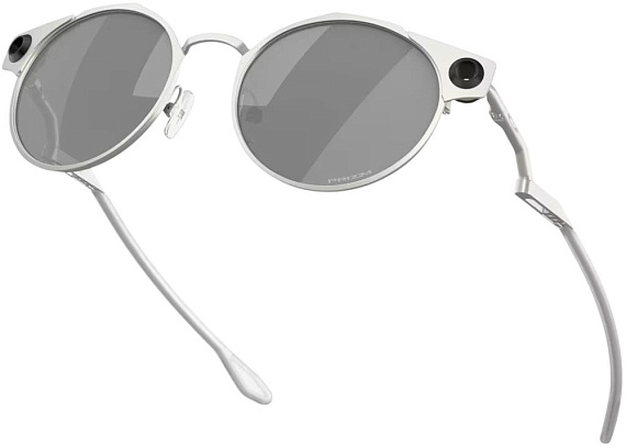 Очки Oakley Deadbolt Satin Chrome/Prizm Black - Фото 7 большая