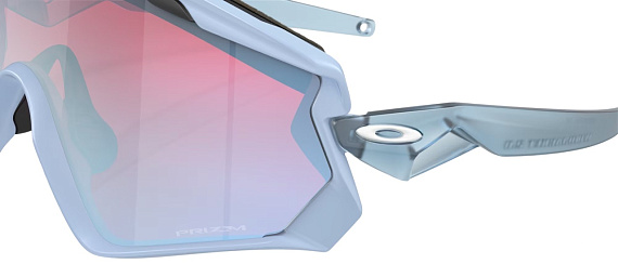 Очки Oakley Windjacket 2.0 	Matte Translucent Stonewash/Prizm Snow Sapphire - Фото 6 большая