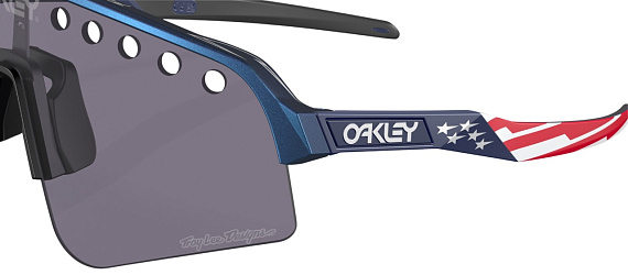 Очки Oakley Sutro Lite Sweep TLD Blue Colorshift/Prizm Grey Vent - Фото 6 большая
