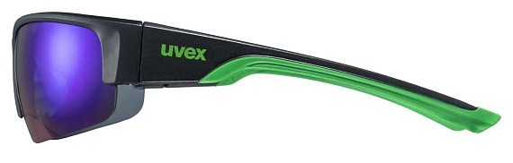 Очки Uvex 215 Чёрный Матовый/Зеленый - Фото 5 большая