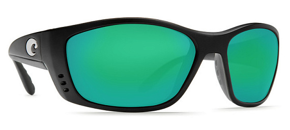 Очки Costa Fisch 580P Matte Black/Green Mirror - Фото 1 большая