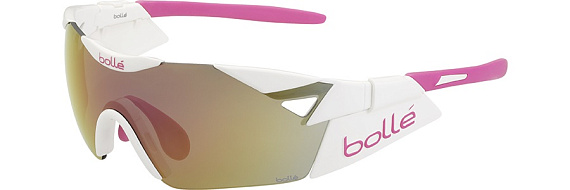 Очки Bolle 6Th Sense S Shiny White/Pink Rose Gold Oleo Af - Фото 1 большая