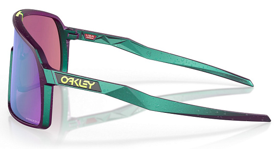 Очки Oakley Sutro Odyssey Collection Green Purple Splatter/Prizm Road Jade - Фото 8 большая