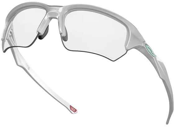 Очки Oakley Flak Beta Silver/Clear Black - Фото 4 большая