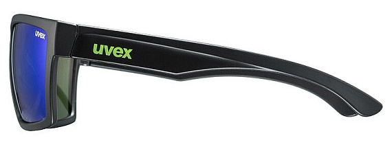 Очки Uvex LGL 29 Black Matt/Mirror Green - Фото 5 большая