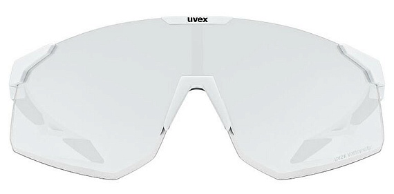 Очки Uvex Pace Perform V White Matt/Ltm.Silver - Фото 3 большая