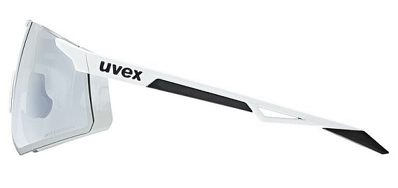 Очки Uvex Pace Perform V White Matt/Ltm.Silver - Фото 5 большая